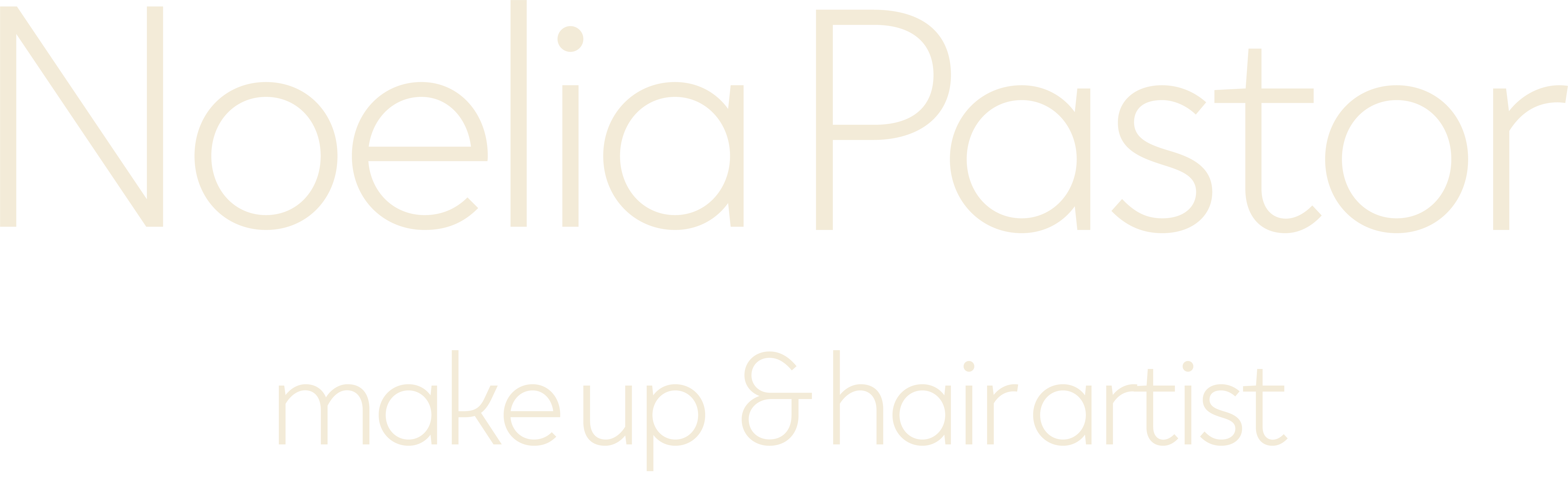 Noelia Pastor — Make Up & Hair Artist